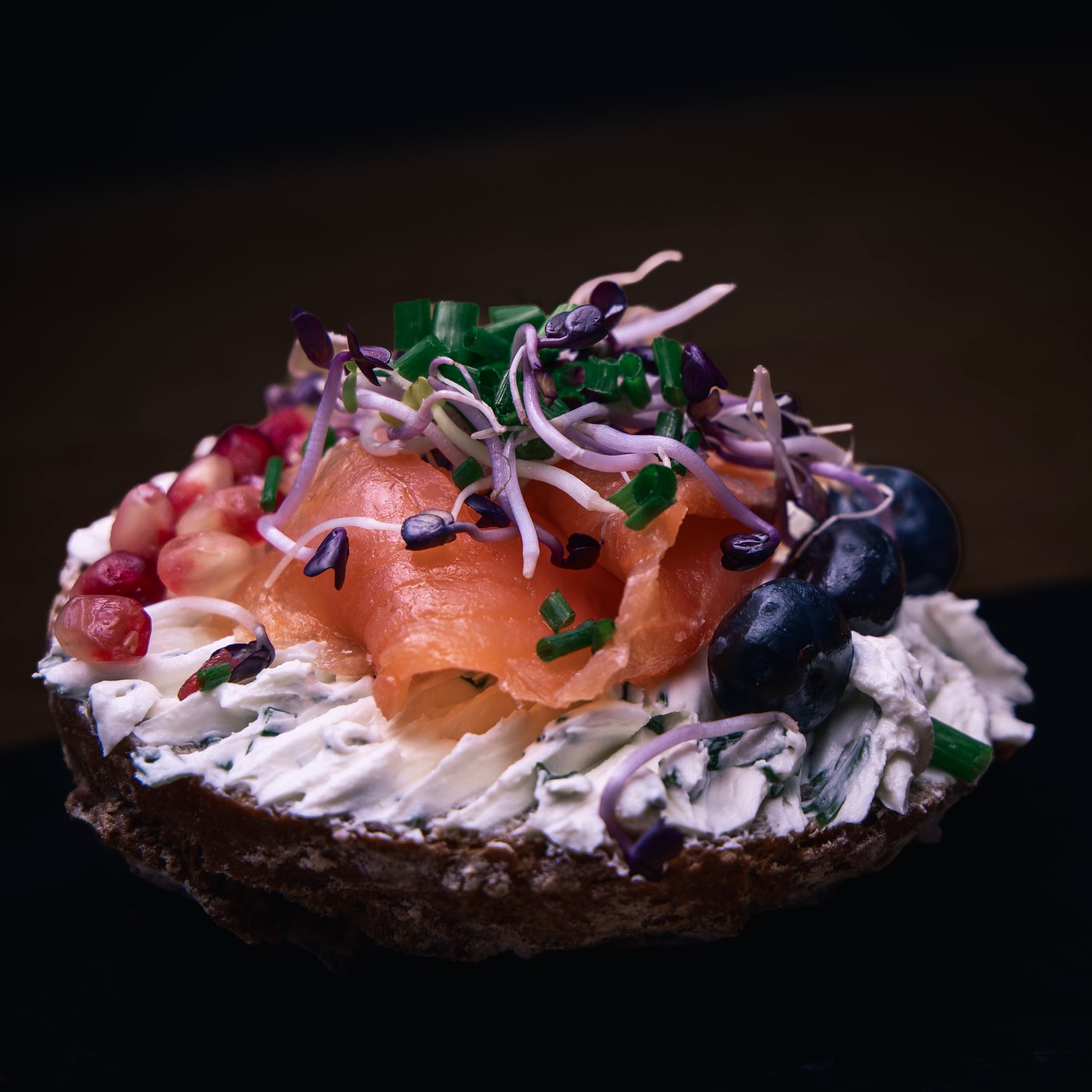 Halbe Deluxe – Frischkäse & Lachs